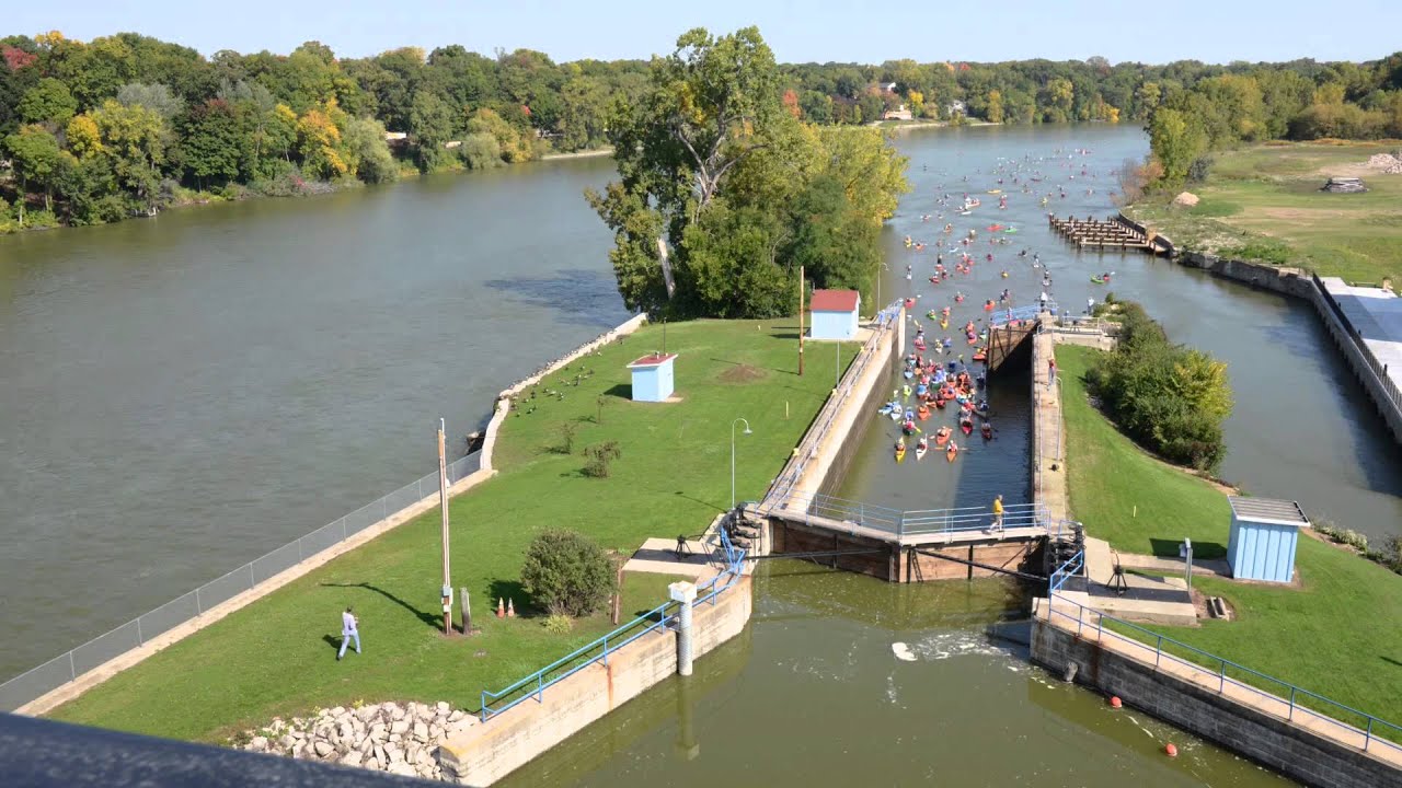 Appleton Lock 3 Paddler Time Lapse Appleton Locks Paddle Sept 29, 2014 - YouTube
