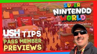 Super Nintendo World Hollywood | Pass Member Preview Tips | First Day