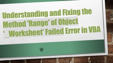 Understanding and Fixing the Method 