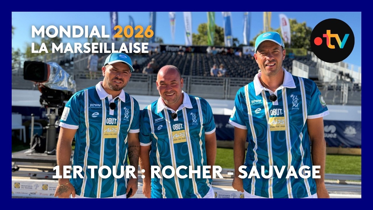 Miniature : Mondial La Marseillaise à pétanque 2026 1er tour : Rocher contre Sauvage