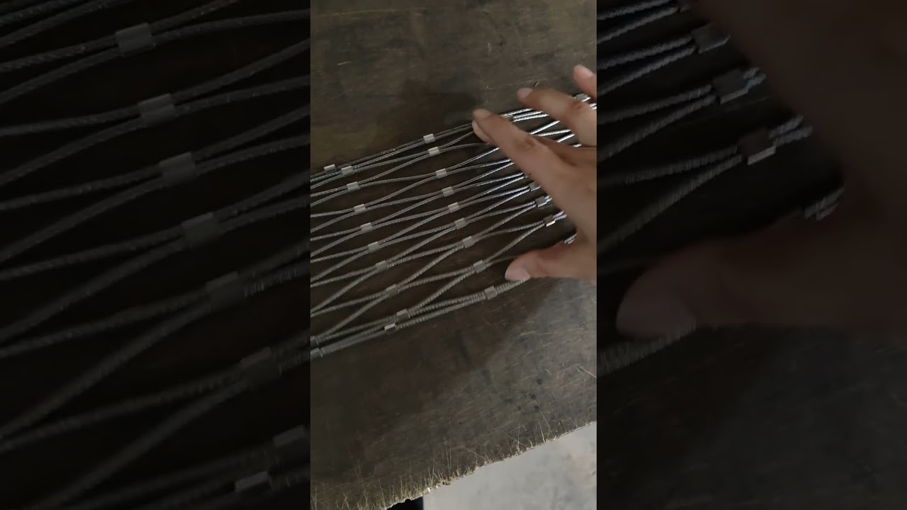 Stainless steel rope mesh