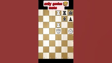 White To Move ( Mate In Two ) ♟️ Only Genius! Mate in 2
