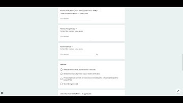 Time Off Request Form