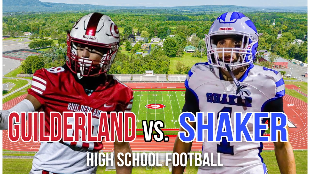 Guilderland vs  Shaker High School Football 2025