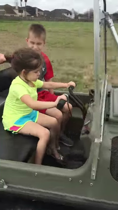 Kids driving Argo 2
