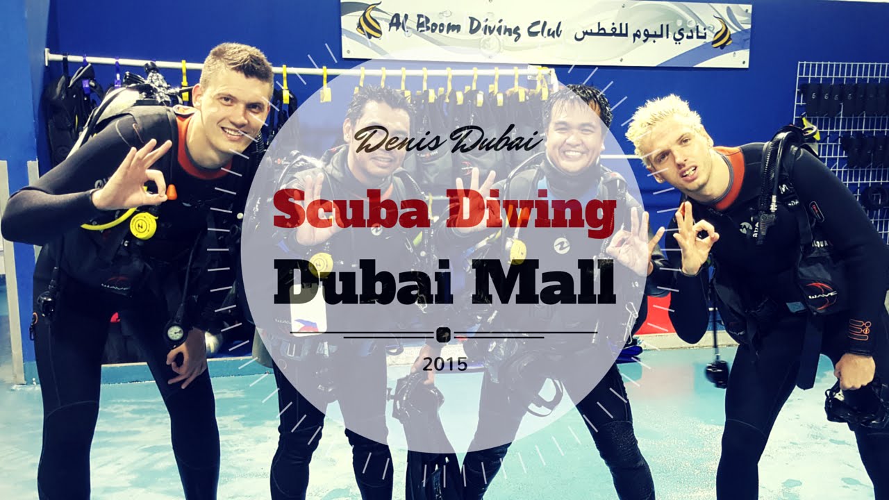 Scuba Diving in Dubai Aquarium (English subtitles). YouTube