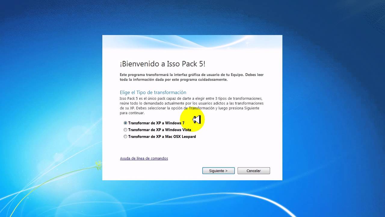 Tranformar De Windows Xp A Windows 7 Vista O Mac Isso Pack 5 Youtube