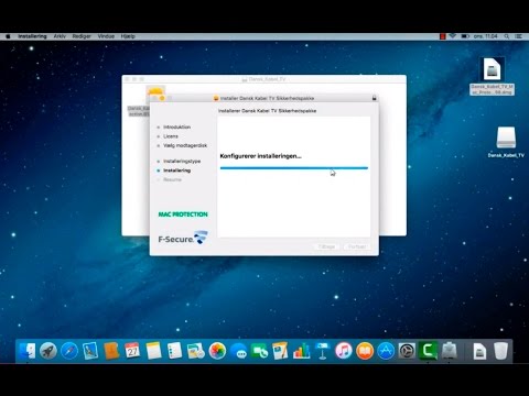 Guide: Installer Sikkerhedspakken på Mac OSX