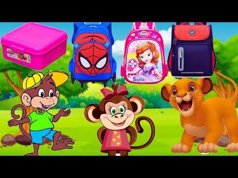 حدوته الاسد سيمبا وتحدي شراء أدوات المدرسة كرتون اطفال قصص اطفال