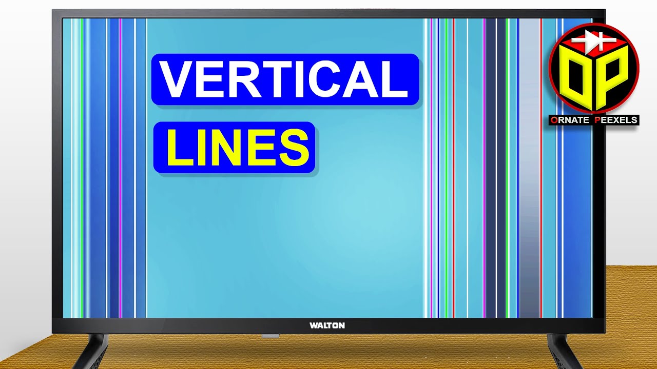 Vertical lines problem on LED TV screen, no picture or display, How to  repair T8-28T3520-LPM18 Panel 