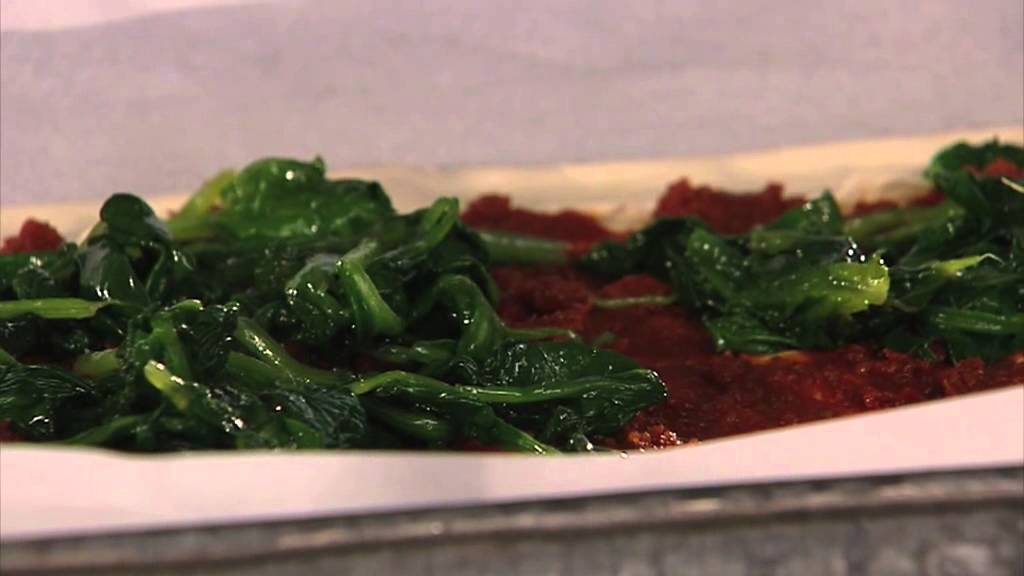 Plaattaart met spinazie & courgette -- Allerhande