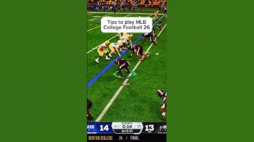 Tips to play Middle Linebacker in College Football 26 #cfb26