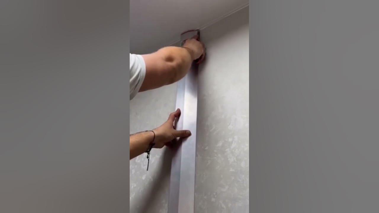 Клеим обои, как правильно клеить обои, как клеить обои стык в стык, # ...