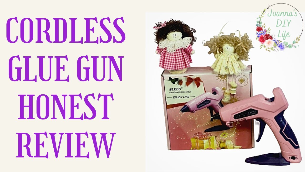 CORDLESS GLUE GUN REVIEW + 2 CUTE PROJECTS - YouTube