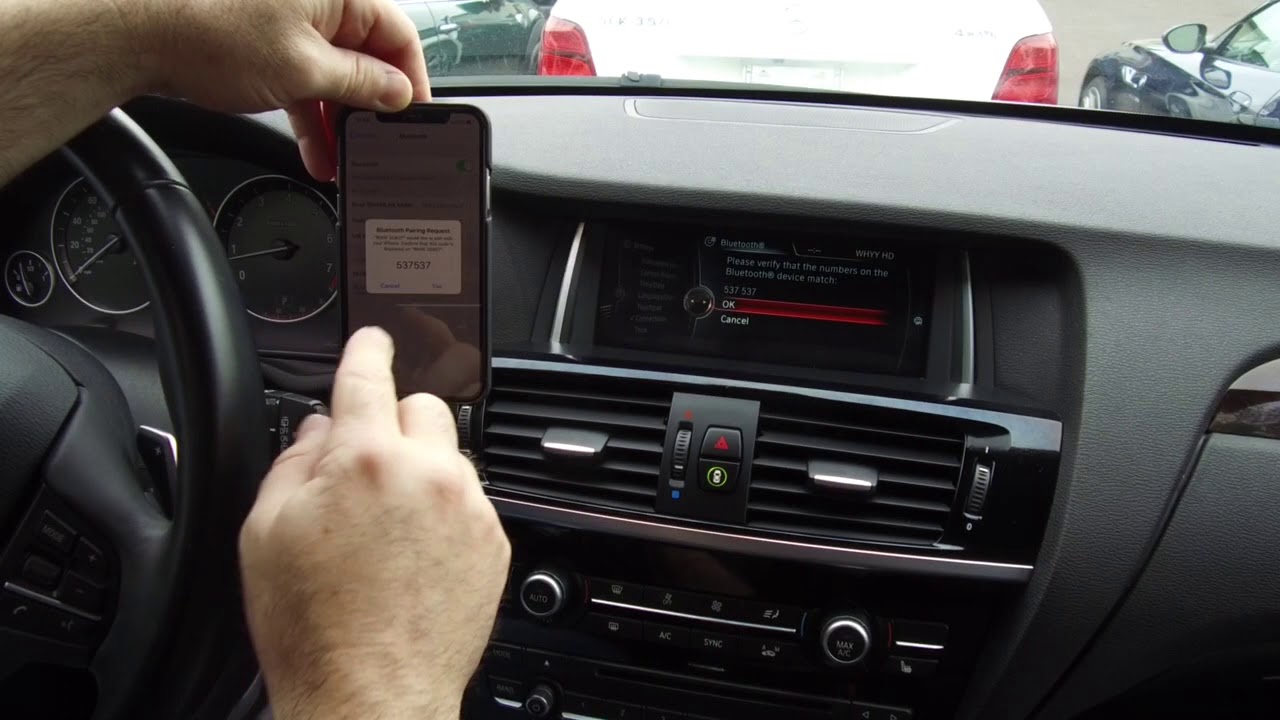 How to pair iPhone with BMW X3 - YouTube