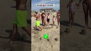 Un jeu gratuit à faire sur la plage 😁☀️😎 #challenge #jeu #familygames screenshot 4