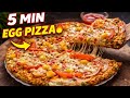 🍕🥚घरच्या घरी बनवा टेस्टी एग पिझ्झा | Tasty Egg Pizza Recipe | 🥰 Easy & Quick Breakfast Idea❤️🥰
