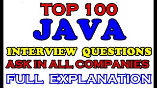 Java Interview Questions and Answers for FRESHERS | Top 100 JAVA INTERVIEW QUESTIONS for Experienced screenshot 5