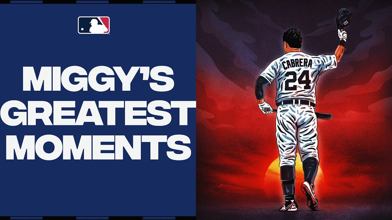 Farewell to an icon! A look back at Miguel Cabrera's greatest moments! 💙