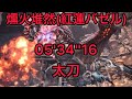 [MHWI] 燻火堆然 太刀 05'34''16 紅蓮バゼル
