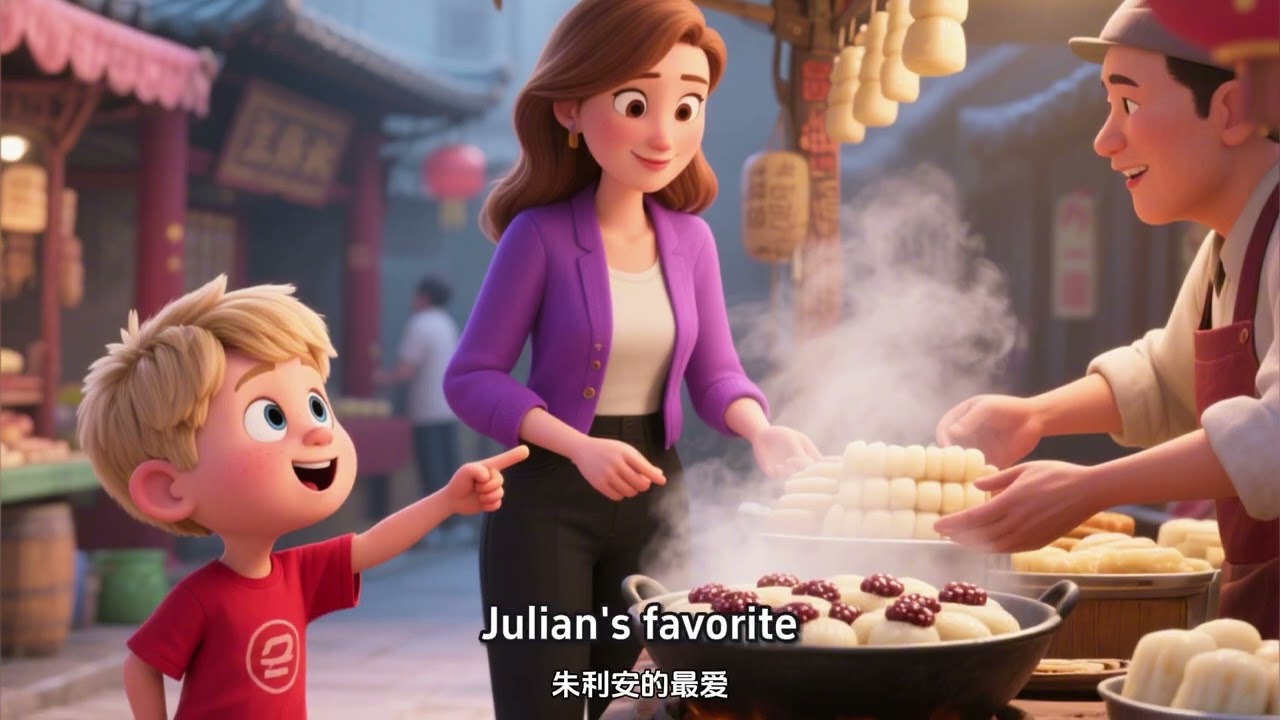 New Year Story 🧧｜Julian’s Big Holiday Shopping Adventure｜Chinese & English Bilingual Family Story