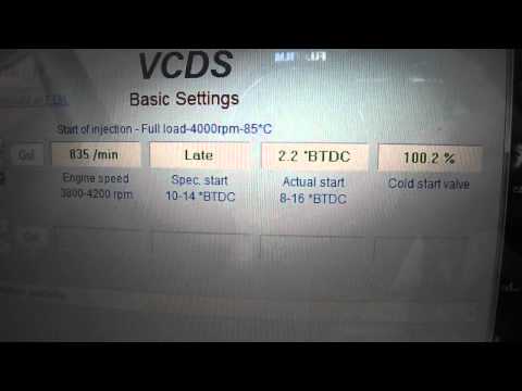 audi a6c5 2.5tdi ake quattro угол вприска через vag-com.AVI