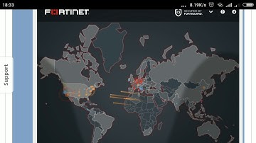 Cyber Security threat map - August 8, 18:30