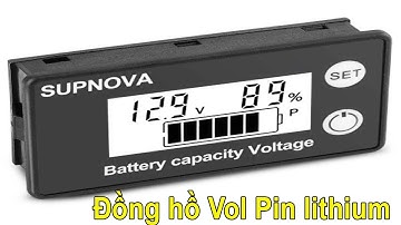 Sử dụng Đồng hồ báo Vol pin xe điện, Pin lifepo4 Supnova