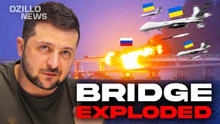 Massive airstrike from Ukraine on the Crimean bridge! Putin has nowhere to run!