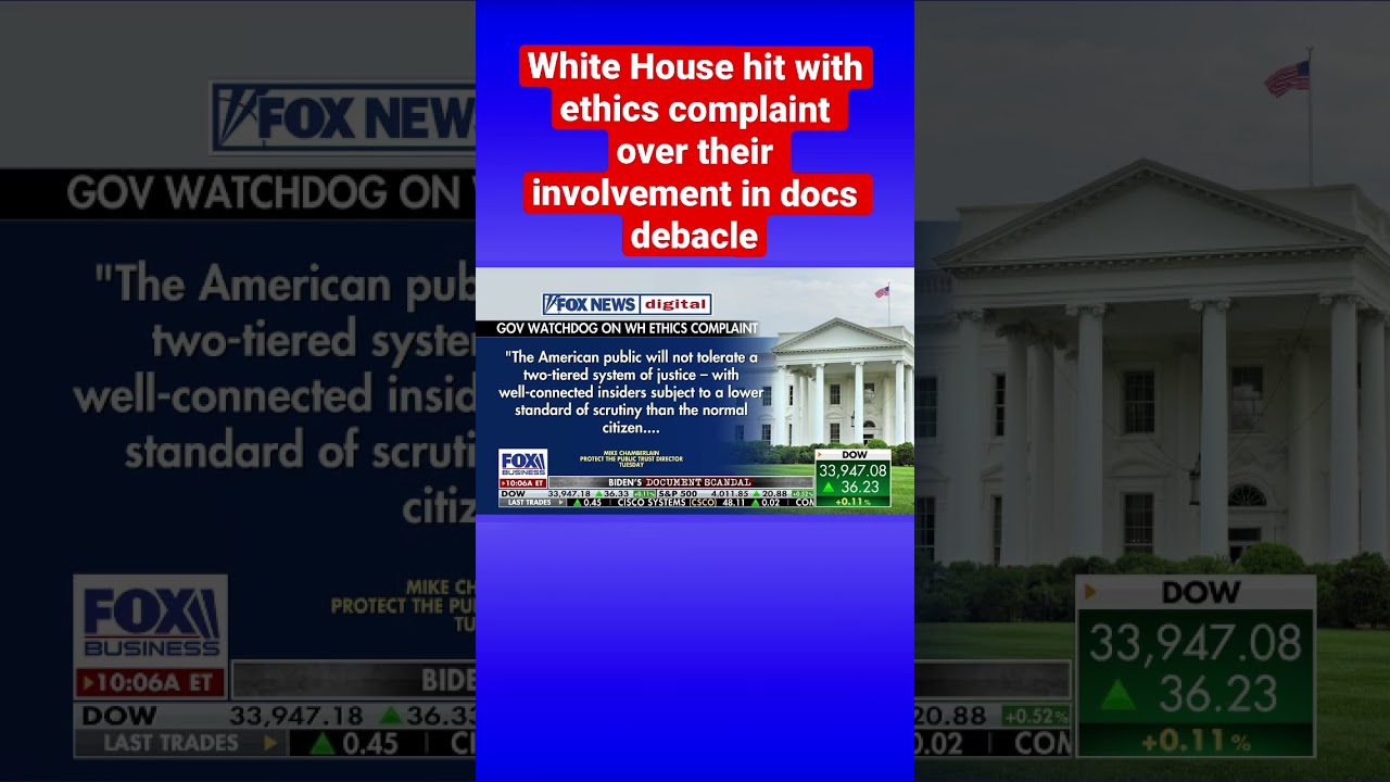 White House counsel office slapped with ethics complaint over classified docs scandal #shorts