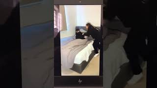 Girlfriend Glued Heels To Boyfriends Feet