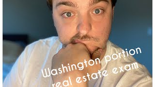 Washington real estate test prep(state portion)