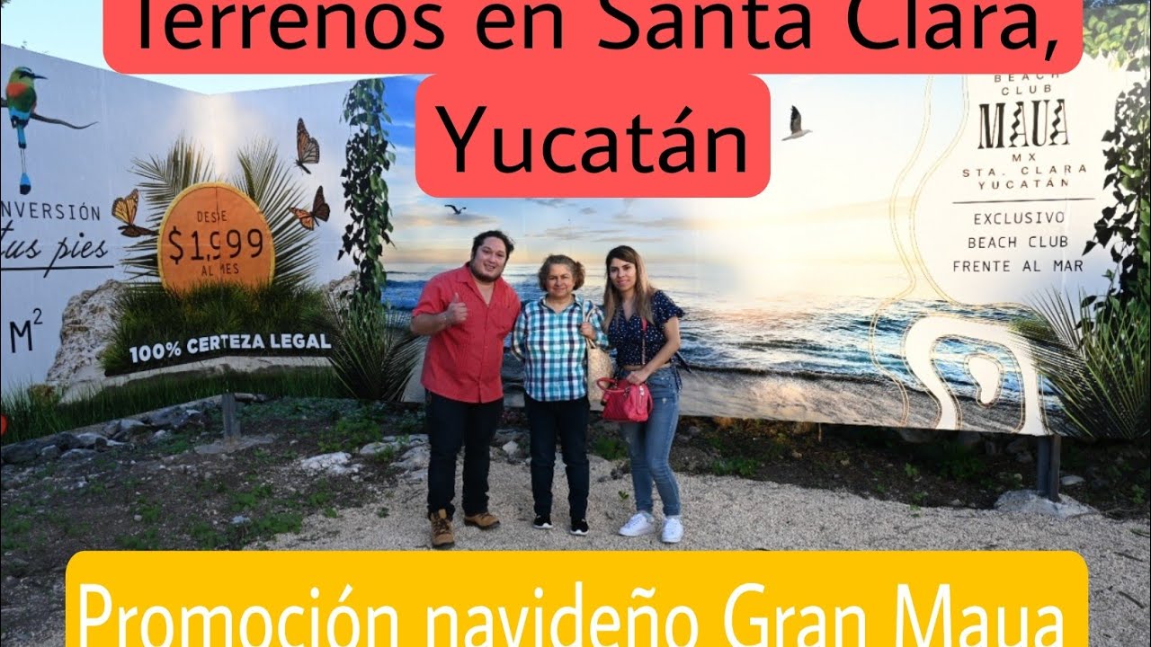 TERRENOS EN SANTA CLARA YUCATÁN, CONOCE GRAN MAUA RESIDENCIAL TROPICAL