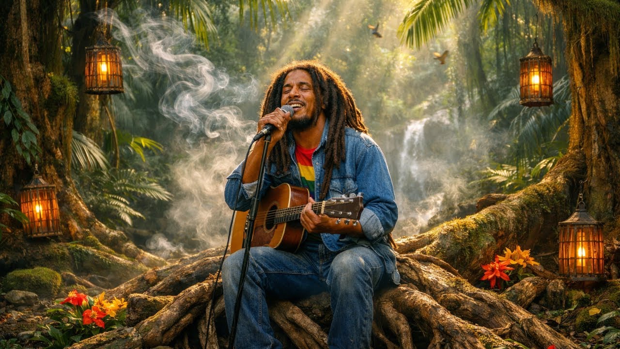 🌿 Tropical Forest Rasta Calm 🌴 Deep Roots Reggae Smoke Session to Relax & Unwind