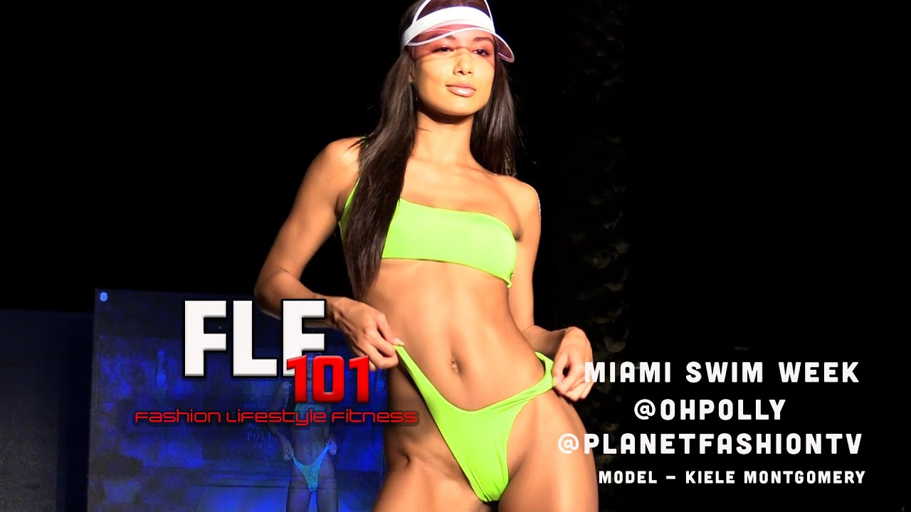 Kiele Montgomery - Miami Swim Wk - Oh Polly -Planet Fashion TV FLF101