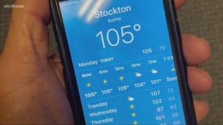 California Heatwave; Dangerous heat in Stockton isn't stopping street vendors, cooling zones opened