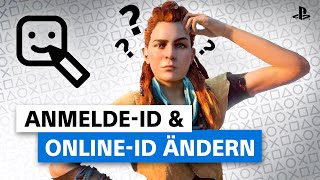 Anmelde-ID und Online-ID ändern | PlayStation Tutorial