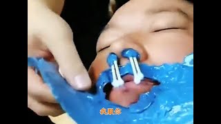 小伙体验拔胡子结果疼婚过去了