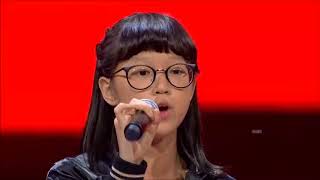 Kim - Gajah (Tulus Cover) The Voice Kids Indonesia Season 2 GTV 2017