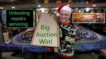 Auction unboxing & repairs Chicago and Alton - Lionel MPC 1981