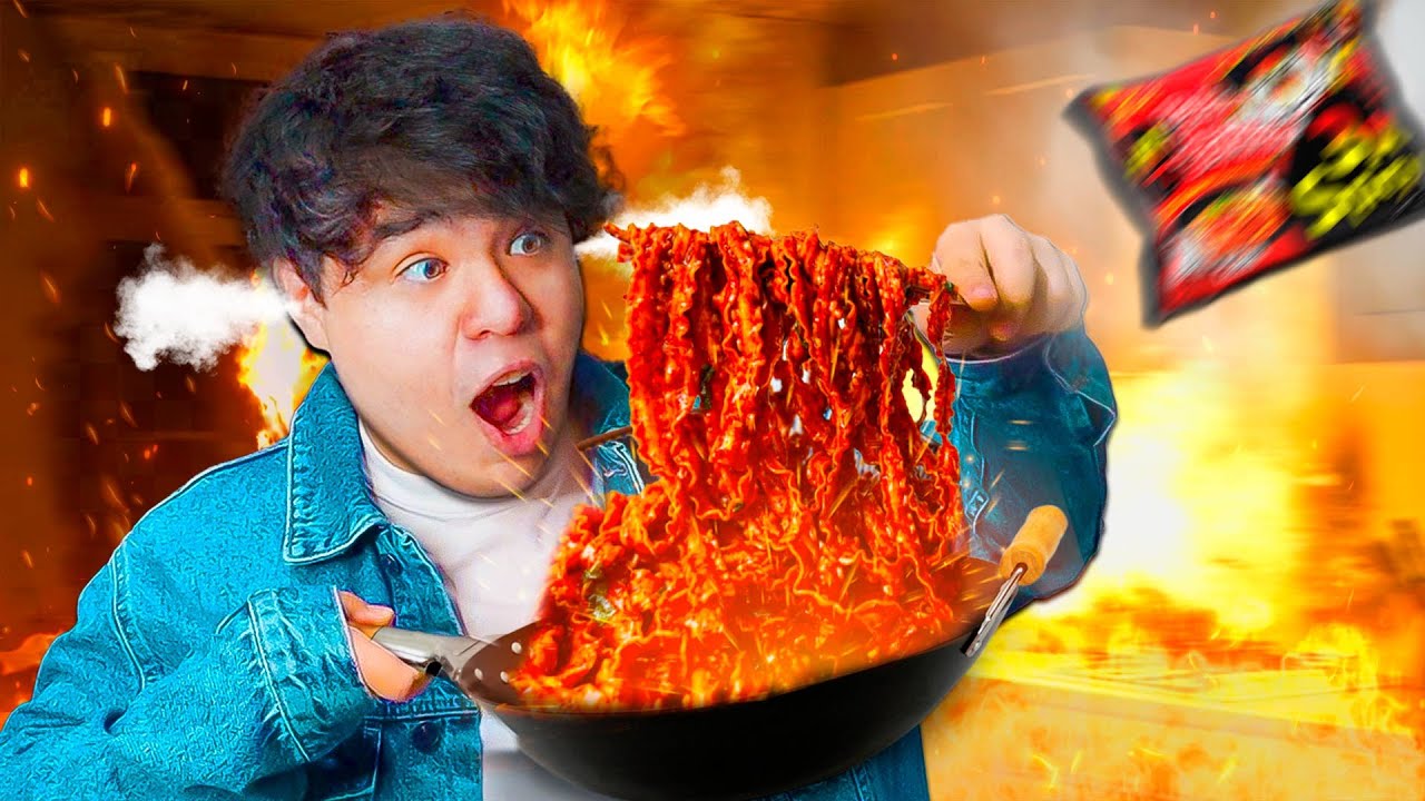 Probando El Ramen Más Picante del Mundo X3 🔥