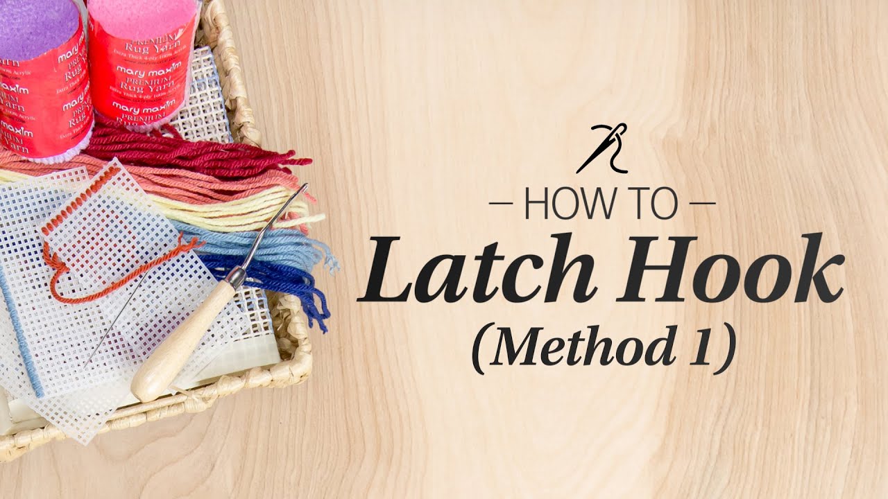 How to latch hook for beginners, Studio Koekoek