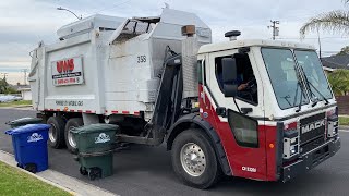Universal Waste Systems Mack LR Heil Python 358