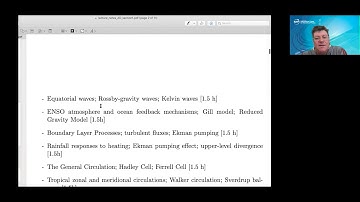 Atmospheric Dynamics (ESP-AD) Lecture 1