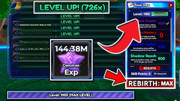 *PRO TIPS* | The FASTEST WAY to reach MAX REBIRTH and LEVEL in Arise Crossover | Roblox