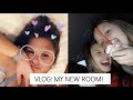 VLOG: moving into my new room!