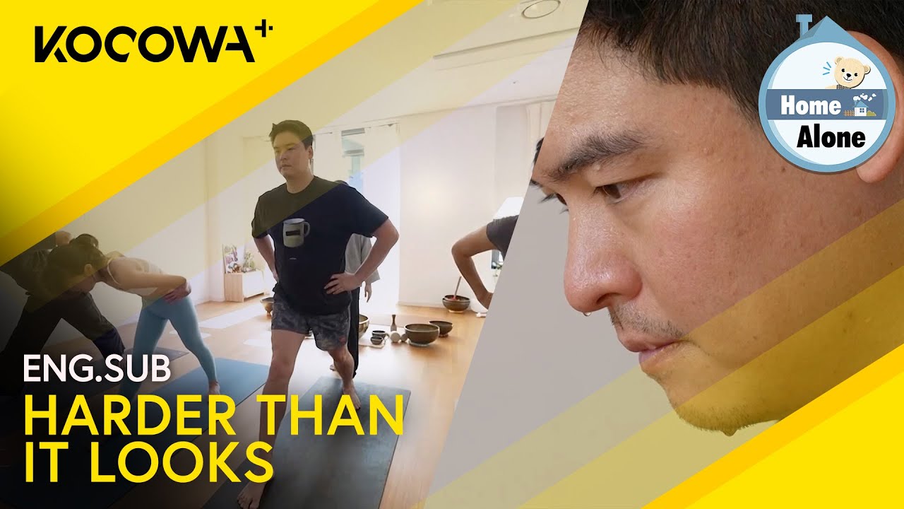 Jang Woo Experiences A New Type Of Pain During Yoga 😅 | Home Alone EP563 | KOCOWA+