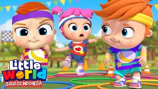 Lomba Lari, Siapa yang Menang? | Kartun Anak | Little World Bahasa Indonesia