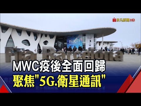 跨海直擊! MWC正式開展聚焦"Velocity" 聯發科.宏達電等台廠秀衛星通訊.元宇宙應用國際發光 ｜非凡財經新聞｜20230228