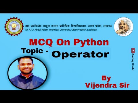 PYTHON SESSION 3: MULTIPLE CHOICE QUESTIONS ON DATA TYPES AND OPERATORS WITH ANSWERS AND EXPLANAT...